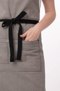 Portland Black Bib Apron