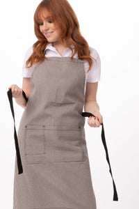 Portland Black Bib Apron