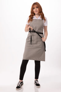 Portland Black Bib Apron