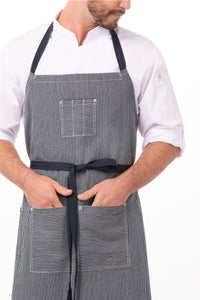 Portland Indigo Blue Chefs Bib Apron