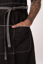 Bronx Black Denim Bib Apron