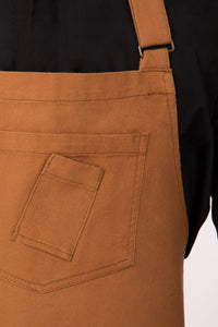 Rockford Nutmeg Bib Apron