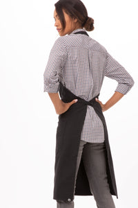Rockford Steel Grey Bib Apron