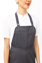 Brio Charcoal Bib Apron