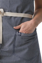 Chef Works Ridgewood Indigo Blue Stripe Bib Apron