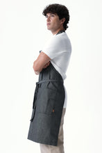Utility Black Natural Bib Apron