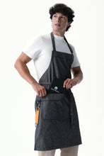 Utility Black Natural Bib Apron
