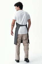 Utility Black Natural Bib Apron