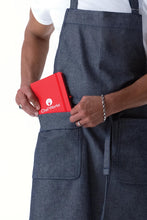 Utility Navy Natural Bib Apron