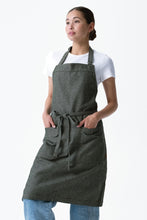 Utility Olive Natural Bib Apron