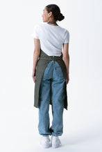 Utility Olive Natural Bib Apron