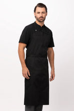Brio Black Chef's Bib Apron