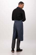 Brio Blue Chef's Bib Apron