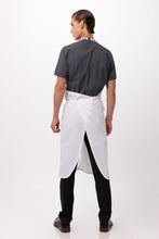Brio White Chef's Bib Apron