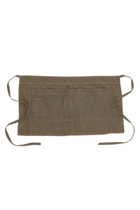Uptown Blue-Taupe Half Bistro Apron