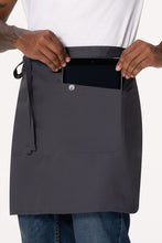 Brio Charcoal Half Bistro Apron