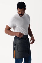 Utility Black Natural Half Bistro Apron