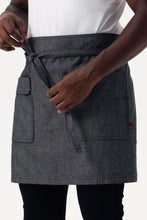 Utility Black Natural Half Bistro Apron