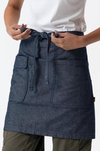 Utility Navy Natural Half Bistro Apron