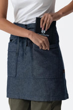 Utility Navy Natural Half Bistro Apron