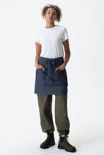 Utility Navy Natural Half Bistro Apron
