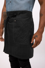 Olympia Grey Half Bistro Apron (2 Pocket Reversible)