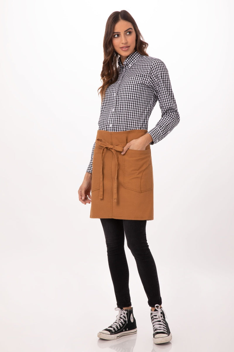 Rockford Nutmeg Half Bistro Apron