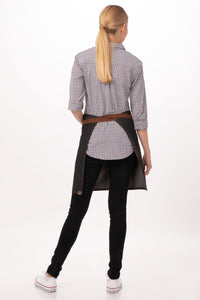 Memphis Black Denim Half Bistro Apron