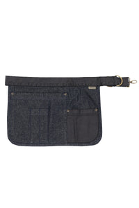 Indy Hipster Navy Black Waist Apron