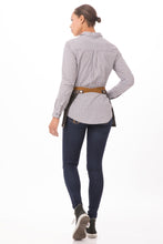 Berkeley Black Denim Waist Snap Apron