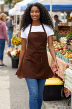 Fame Brown Bib Adjustable Apron (3 Pockets)