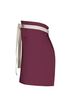 Chef Works Lockharte Merlot Canvas Half Bistro Apron