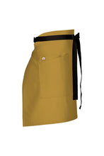 Chef Works Lockharte Mustard Canvas Half Bistro Apron