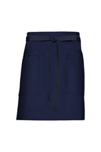 Chef Works Dark Navy Lockharte Dark Navy Canvas Half Bistro Apron