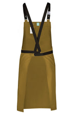 Chef Works Lockharte Mustard Crossback Canvas Bib Apron