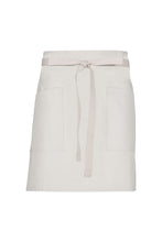 Chef Works Ecru Lockharte Ecru Canvas Half Bistro Apron