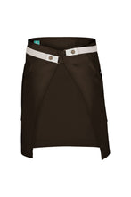 Chef Works Lockharte Espresso Canvas Half Bistro Apron