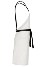 Chef Works Lockharte Ecru Crossback Canvas Bib Apron