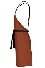 Chef Works Lockharte Rust Crossback Canvas Bib Apron