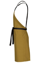 Chef Works Lockharte Mustard Crossback Canvas Bib Apron