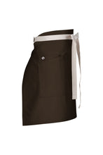 Chef Works Lockharte Espresso Canvas Half Bistro Apron
