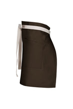 Chef Works Lockharte Espresso Canvas Half Bistro Apron