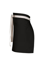 Chef Works Lockharte Black Canvas Half Bistro Apron