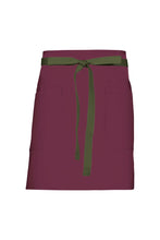 Chef Works Military Green Lockharte Merlot Canvas Half Bistro Apron