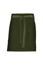 Chef Works Military Green Lockharte Military Green Canvas Half Bistro Apron