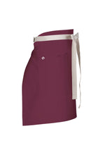 Chef Works Lockharte Merlot Canvas Half Bistro Apron