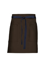 Chef Works Dark Navy Lockharte Espresso Canvas Half Bistro Apron