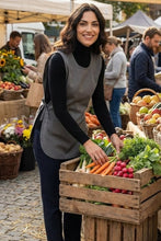 Fame Charcoal Cobbler Apron (2 Pockets)