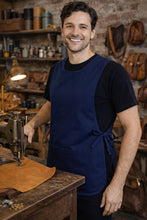 Fame Navy Cobbler Apron (2 Pockets)