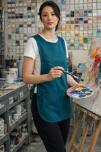 Fame Regular Teal Cobbler Apron (2 Pockets)